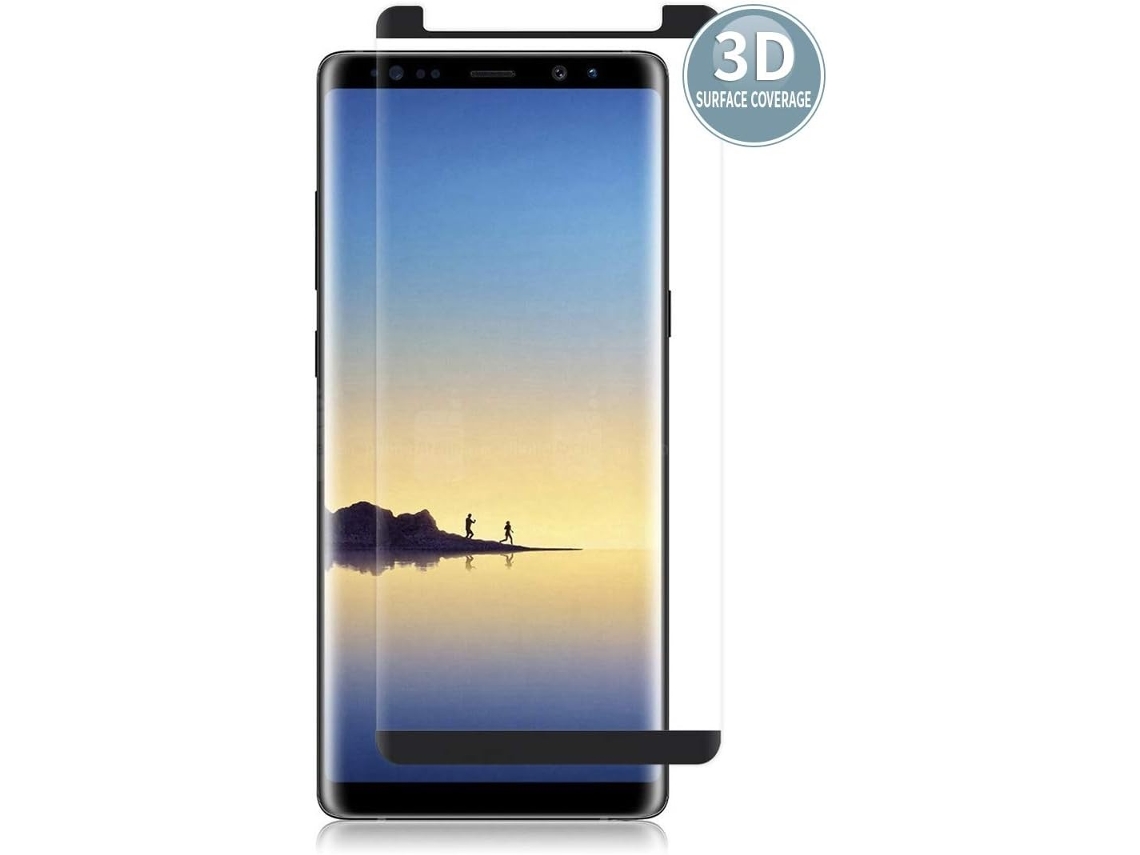 Película De Vidro Temperado Preto Para Samsung Galaxy Note - Elysve