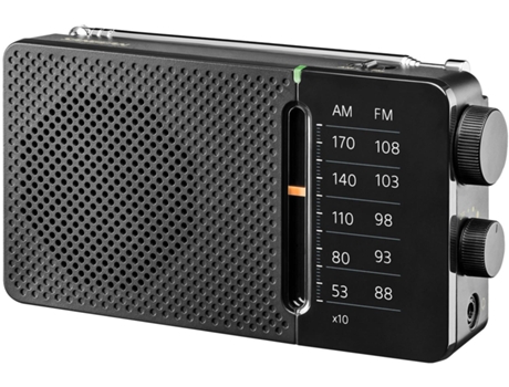 Rádio De Bolso Sangean Fm Am Preto Aquaforge