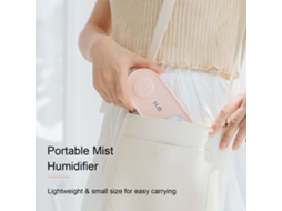 Umidificador Portátil de Garrafa de Água com Luz Noturna Usb Recarregável Névoa Fria 2 Modos | S/MARCA