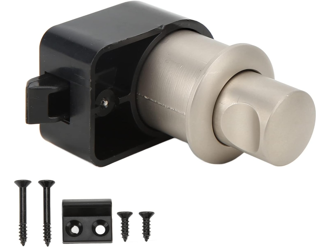 Fechadura Para Gaveta De 25mm, Fechadura Para Porta De Armário, Acabamento Perolado Em Liga De Zinco Com Parafusos