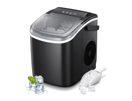 Ice Cube Maker Máquina De Fazer Cubos De Gelo, 9 Cubos De Gelo Em 6 Minutos, Dois Tamanhos, 10 Kg Em 24 Horas, Máquina De Fazer Cubos De Gelo Starlyf