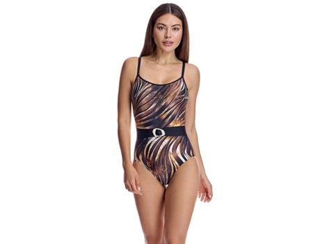 W251281 Maiô feminino Ory com decote redondo