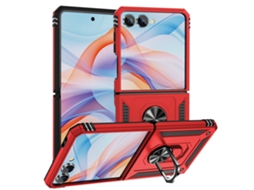 Capa Para Samsung Galaxy Z Flip 7, Suporte Anel Magnético. Czhhmartvermelho