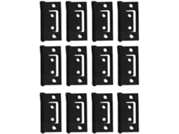 Dobradiças Para Armários, 12 Peças, Ferragens Metálicas 38x21mm Para Portas E Janelas De Móveis Com Movimento Confiável