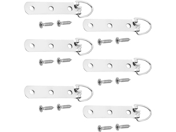 Kit com 100 ganchos triangulares para quadros (88 x 15 mm), ideais para decoração de casa, pendurar relógios, pinturas e obras de arte.