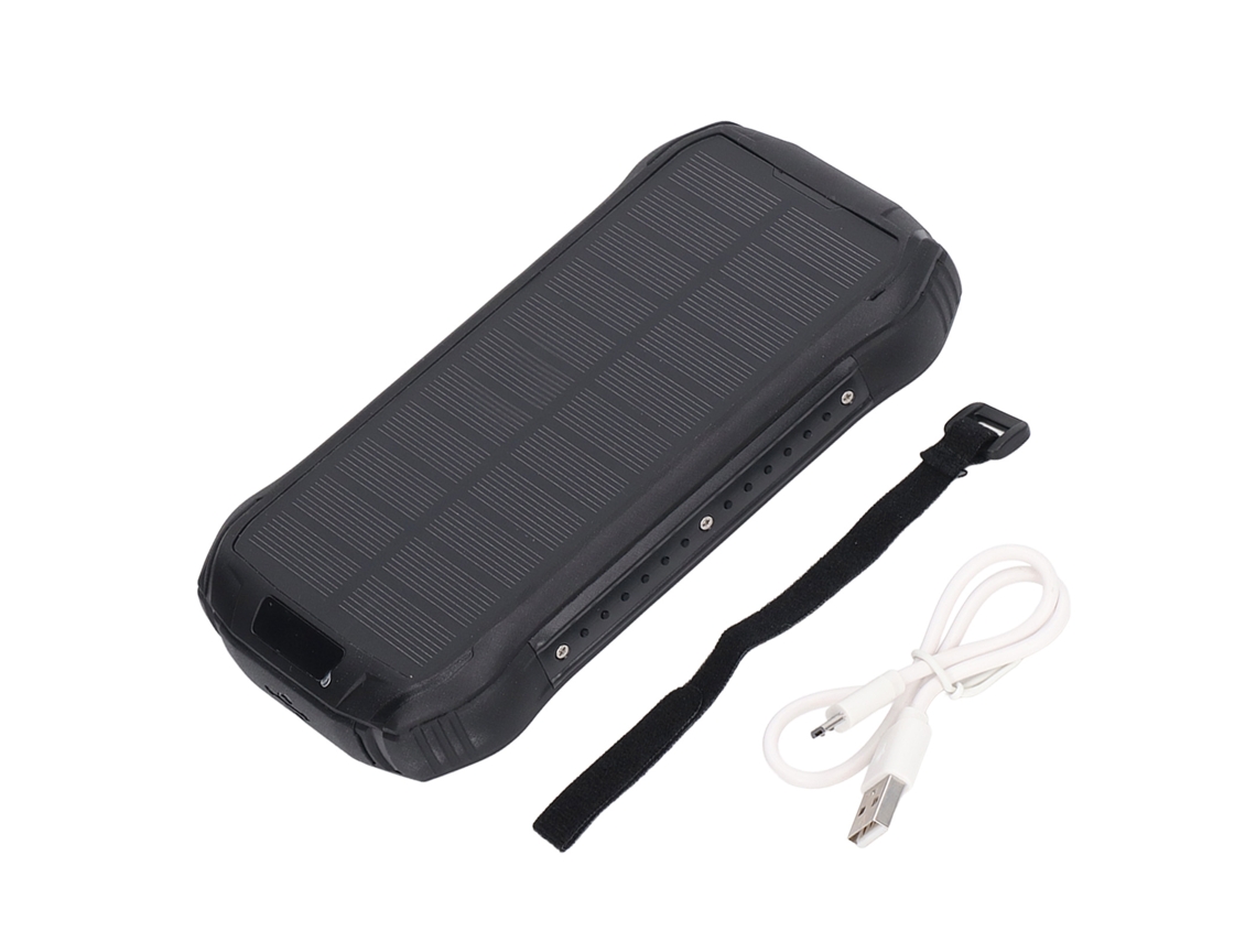 2026 bateria Solar Portátil 26800mah Impermeável Ip66 Carregador de Telefone com Luz para Camping Viagens