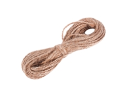 Corda de Juta Natural Primerox 8m para DIY, Artesanato, Bijuterias e Embalagens