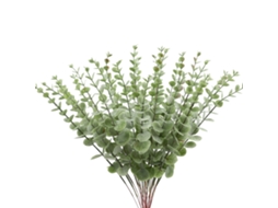 Laxiscreed Folhas De Eucalipto Artificial De 24 Peças Para Decoração De Arranjos Florais Indoor