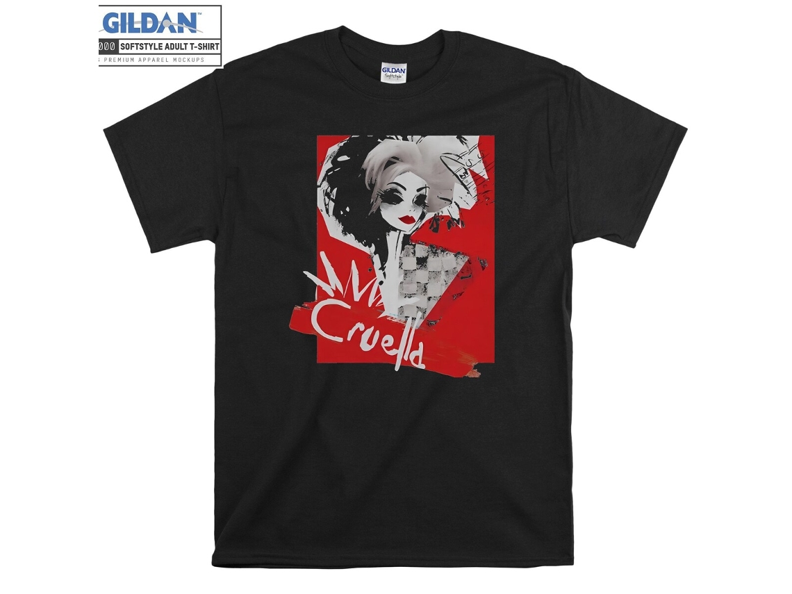 T-shirt Rockinstone Cruella Fashion Model Cruella（s）