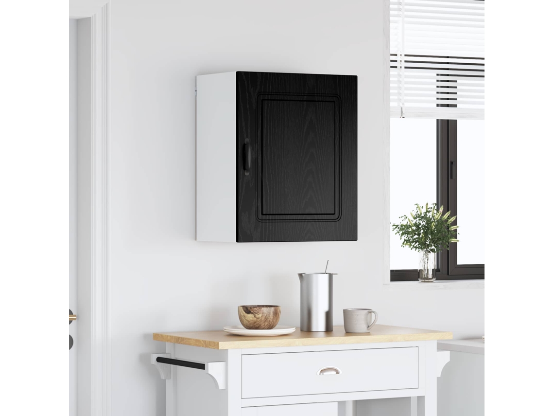 Vidaxl Painel De Lava-louça Kalmar Carvalho Preto 50 X 31 X 60 Cm