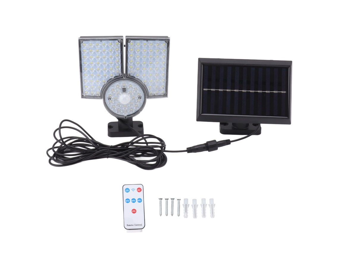 2026 luz Solar Exterior Flexible Ip65 com Sensor de Movimento Led e Controle Remoto