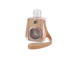 Laxiscreed Ventilador De Pescoço Com Spray E Ajuste De 3 Velocidades Para Conforto