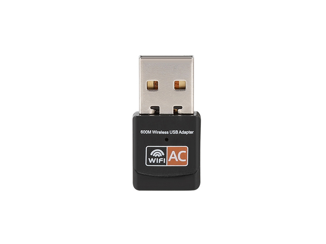 2026zentro-adaptador Wifi Usb De 600mbps Dual Band 802.11ac Placa De Rede Sem Fio Com Antena Pcb Integrada