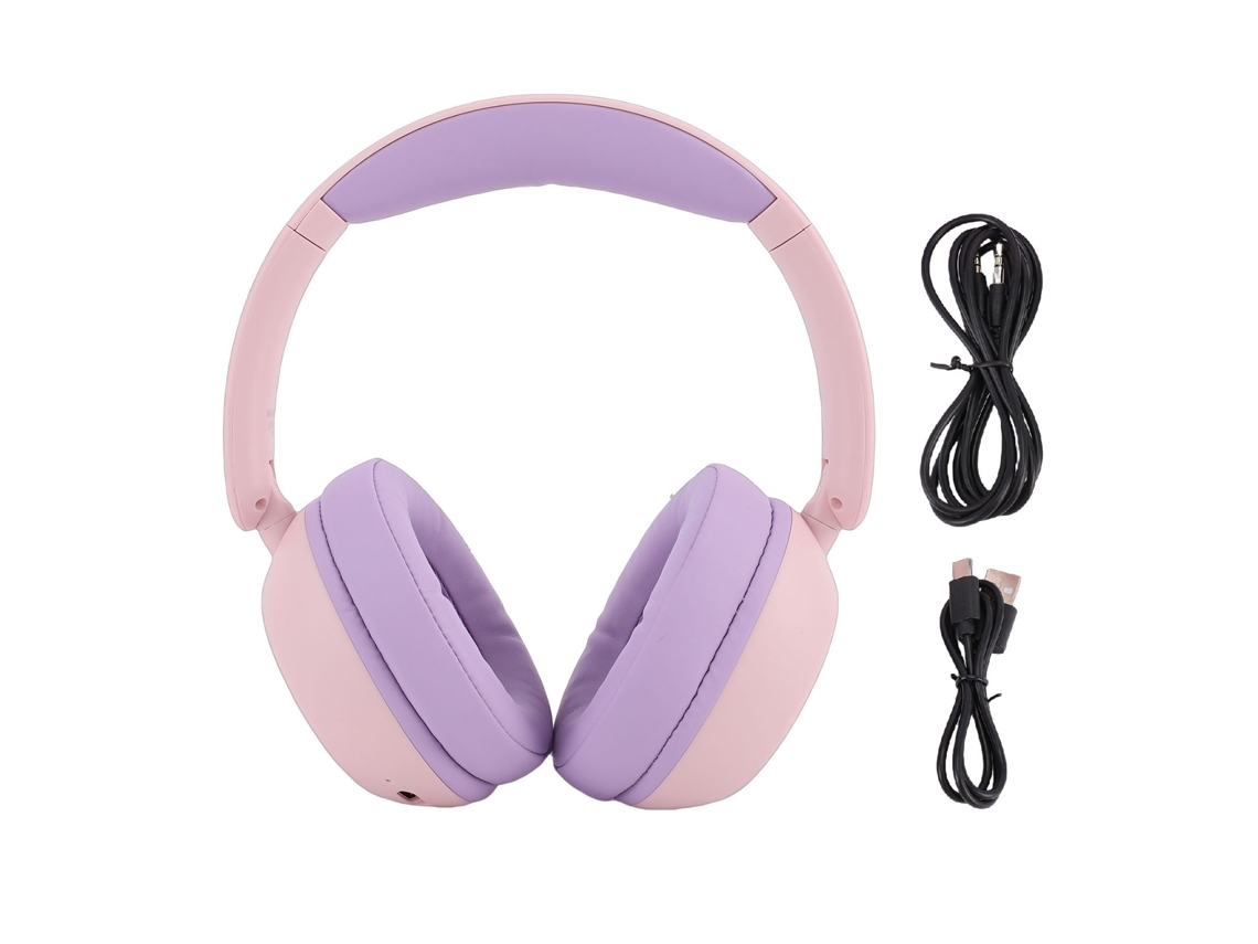 Fones Bluetooth infantis LAXISCREED com limite de volume e luzes LED coloridas