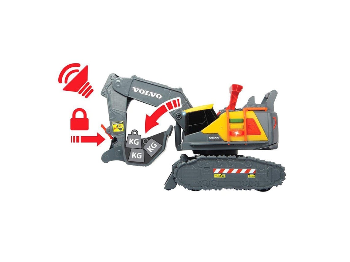 Retroescavadora Volvo 30cm SIMBA (Idade Mínima Recomendada: ‍3 Anos)