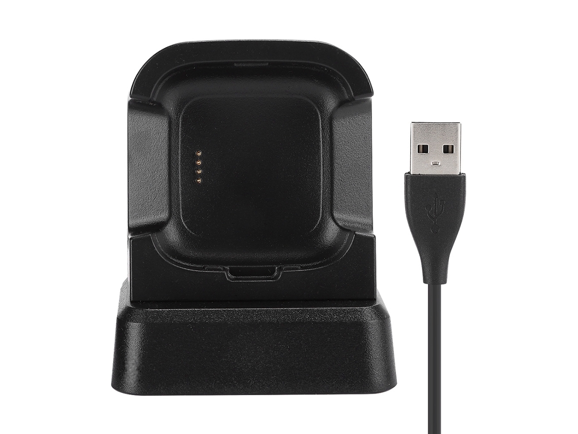 Base de carga ORAIMO para Fitbit Versa 2 con cable USB y soporte de escritorio