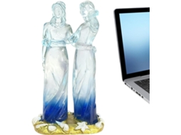 Estatueta Amizade Resina Decoração Irmãs Aniversário Natal Lareira - Casa Dia Mães GOKOCO