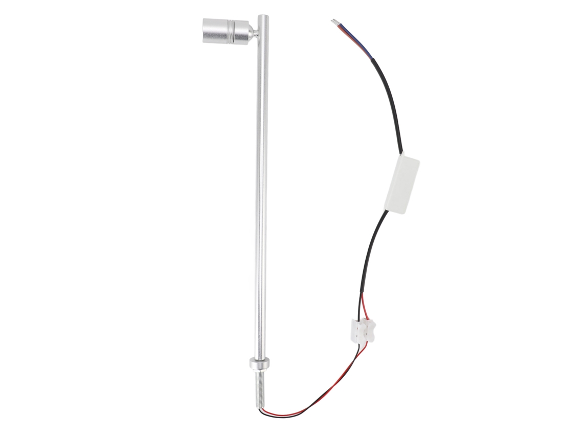 Luz LED Spotlight de pé para vitrine de joias ajustável com design compacto resistente | S/MARCA