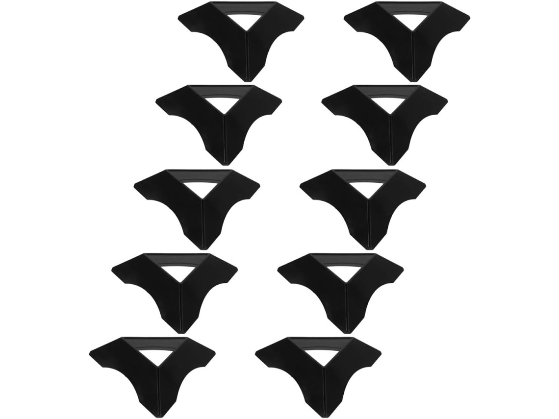 Conjunto De 10 Bases Triangulares Para Cubos Mágicos, 10 Tripés De Plástico Preto, Organizador Portátil Para Exibir E