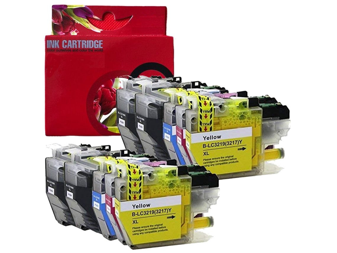 Pack 10 Cartuchos de Tinta GENERICO Lc3219xl (Multicor)