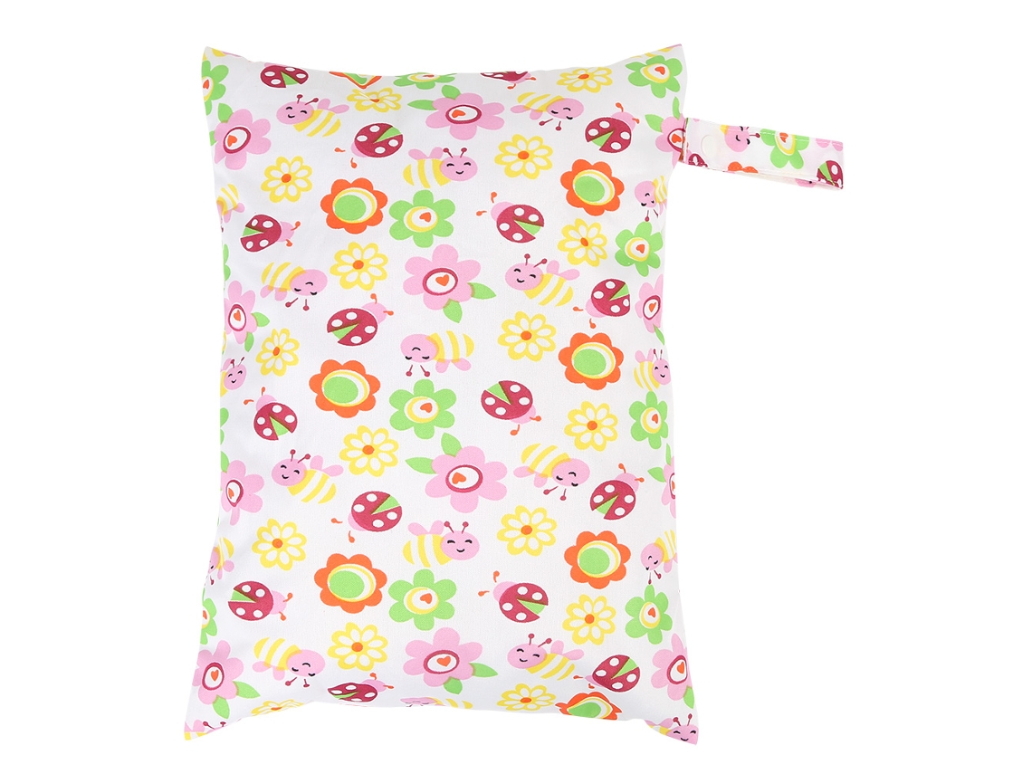 Bolsa de Armazenamento de Fraldas LAXISCREED Impermeável Portátil Durável Flor