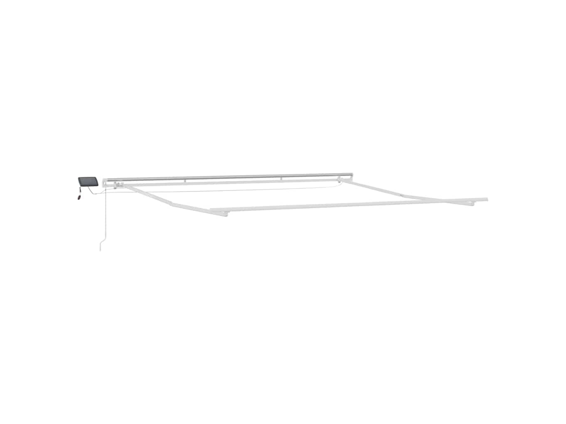 Conjunto 1 Estrutura De Toldo Vidaxl Branco Alumínio (400 × 350 Cm)
