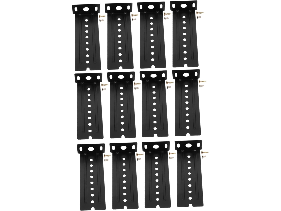 Conjunto De 12 Suportes Deslizantes Para Teclado, Para Montagem Em Trilho De Gaveta