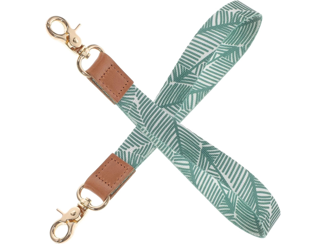 Conjunto De 2 Pulseiras Com Chaveiro Em Nylon E Metal