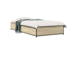 Estrutura da Cama Carvalho Sonoma 80 X 200 Cm VIDAXL