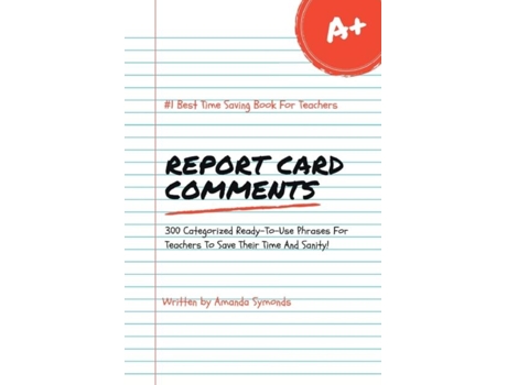Livro Report Card Comments de Amanda Symonds (Inglês)