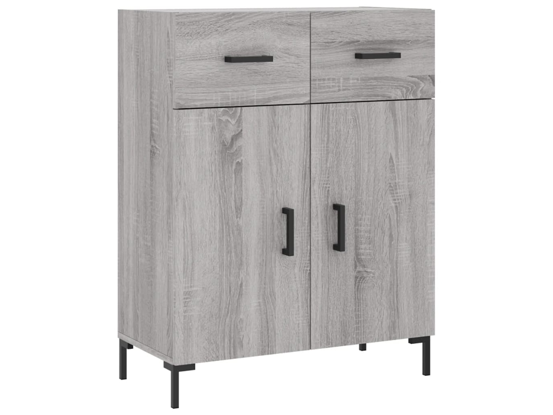 Sideboard, Sideboards Vidaxl Cinzeto Madeira Processada (n/a)