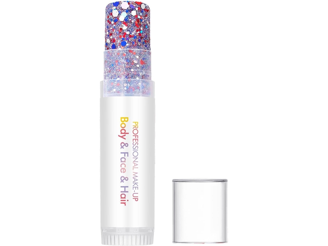 Acessórios De Roupa Com Glitter Vermelho, Branco E Azul
