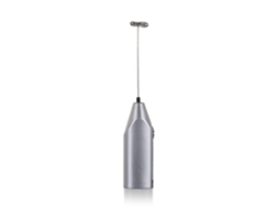 Batedor De Ovos Para Cozinha Doméstica, Café Em Aço Inoxidável, Espumador Leite Elétrico, 1 Unidade - Prateado
