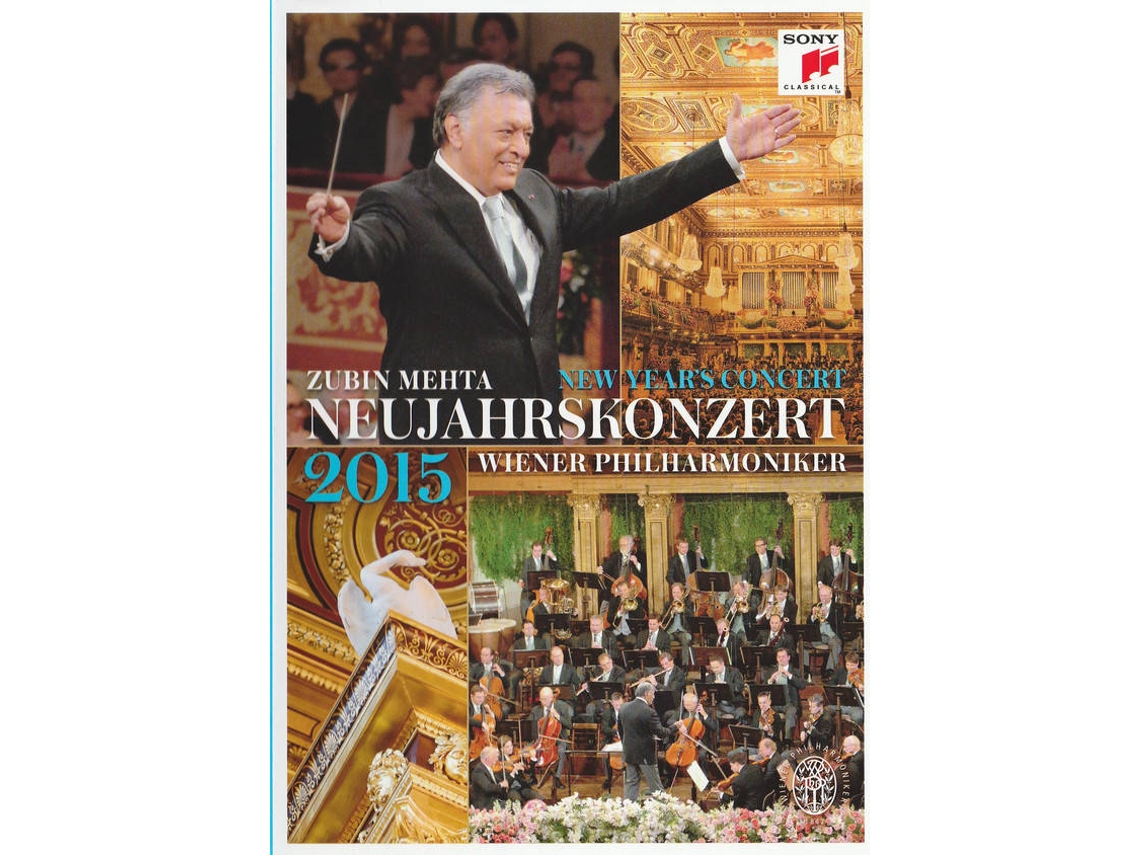DVD Zubin Mehta/Wiener Philharmoniker Concierto de Año Nuevo 2015