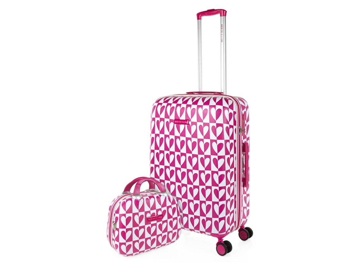 AGATHA RUIZ DE LA PRADA Conjunto de Malas com Espelho Fúcsiaido 44X67X24 Cm 65L