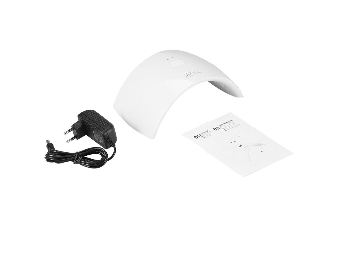 Lâmpada De Secagem Uv Led Para Unhas Profissional Sun9c Ferramenta De Manicure De Cura Branca