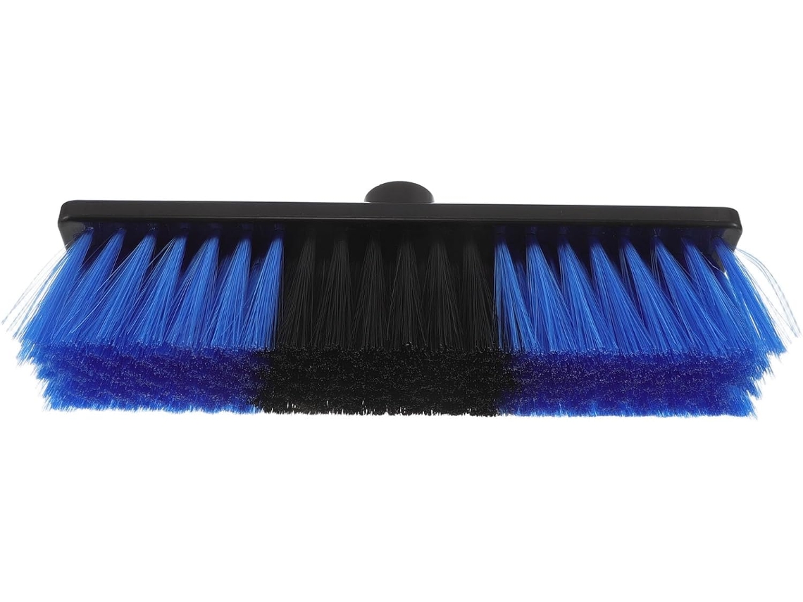 Escova Giratória Macia Azul De 32 Cm Para Limpeza De Painéis Fotovoltaicos.