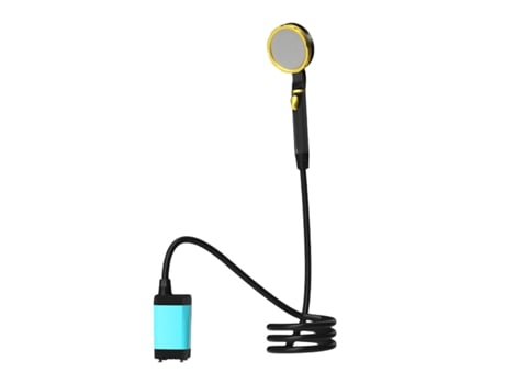 Chuveiro Portátil Para Camping Com Bateria Recarregável E Display De Temperatura, Conjunto Com Cabeça De Chuveiro Gigikill