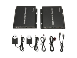 Extensor Kvm Ip LAXISCREED 300m 1080p Hdmi Ethernet com Ir