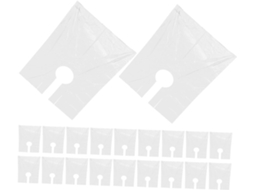 150 Capas Descartáveis Para Cabeleireiro, Avental Transparente, Protetor De Ombro