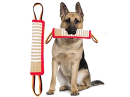 Brinquedo de Treinamento para Cães, Resistentes.para Cabo de Guerra Filhotes Aliviar a Dentição Digitallab Vermelho 2pc