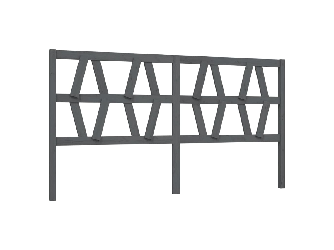 Bed Headboard, Bed Headboards Vidaxl Cinzeto Madeira De Pinho (206 X 100 Cm)