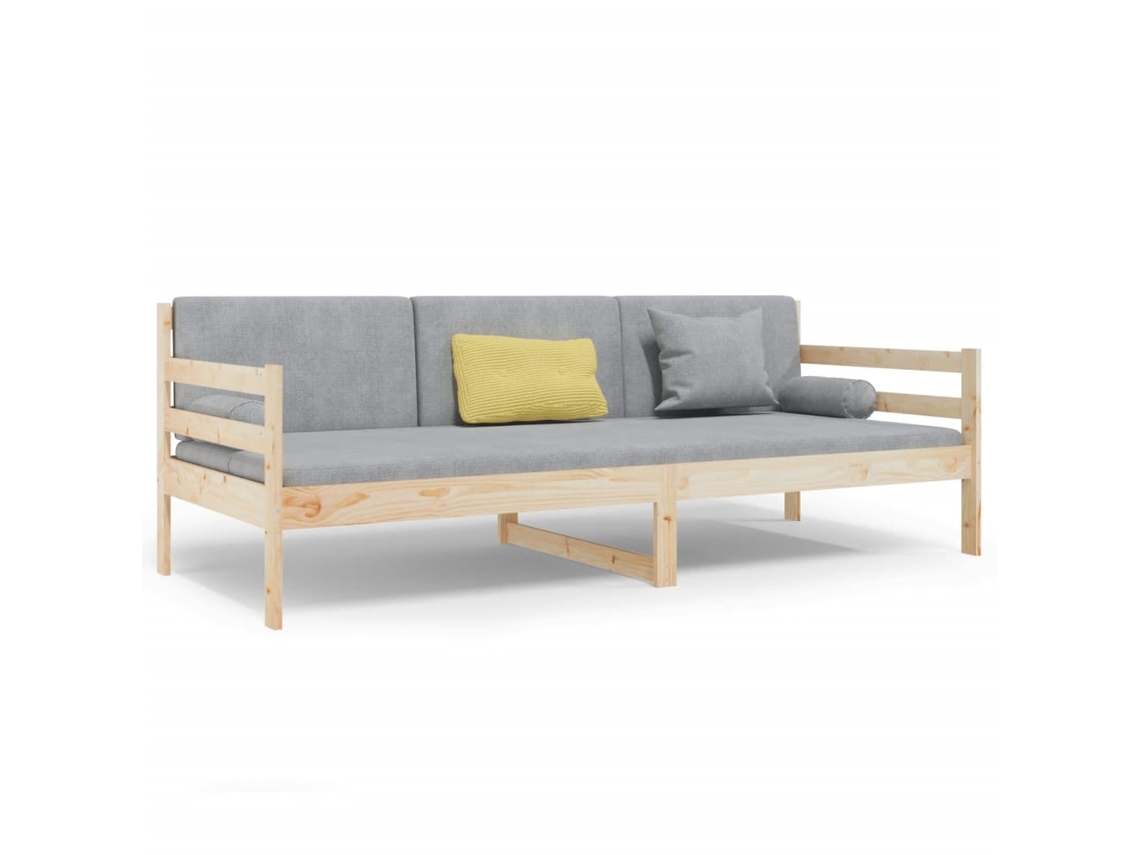 Sofá Cama Sem Colchão em Madeira de Pinho Maciça 80x200 cm MAISON EXCLUSIVE