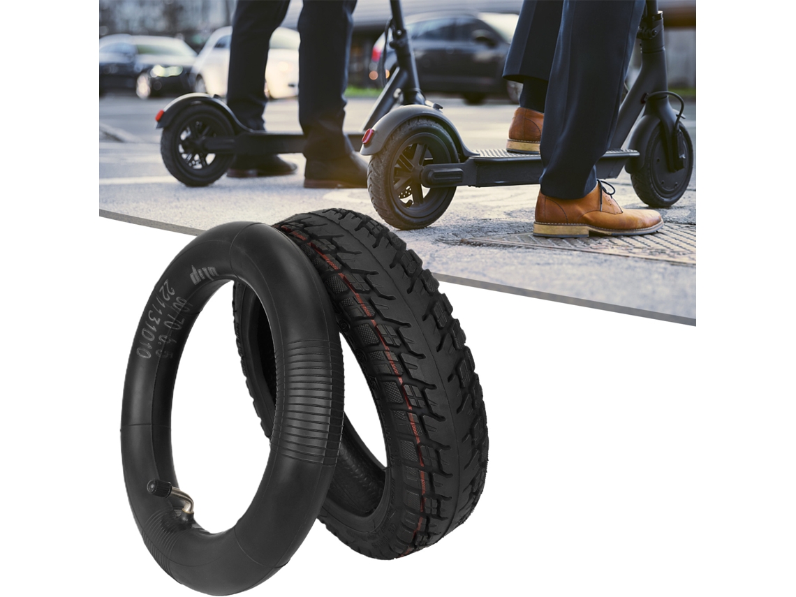 Pneu Sem Câmara 60/70 6.5 com Câmara de Borracha, Compatível com Scooter Ninebot Max G30 | S/MARCA