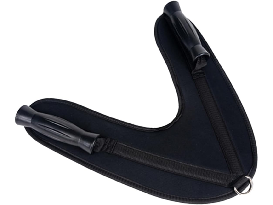 Cinto De Resistência Para Exercícios E Faixas Elásticas, Preto, Com Acessórios Treinamento Muscular, Pernas