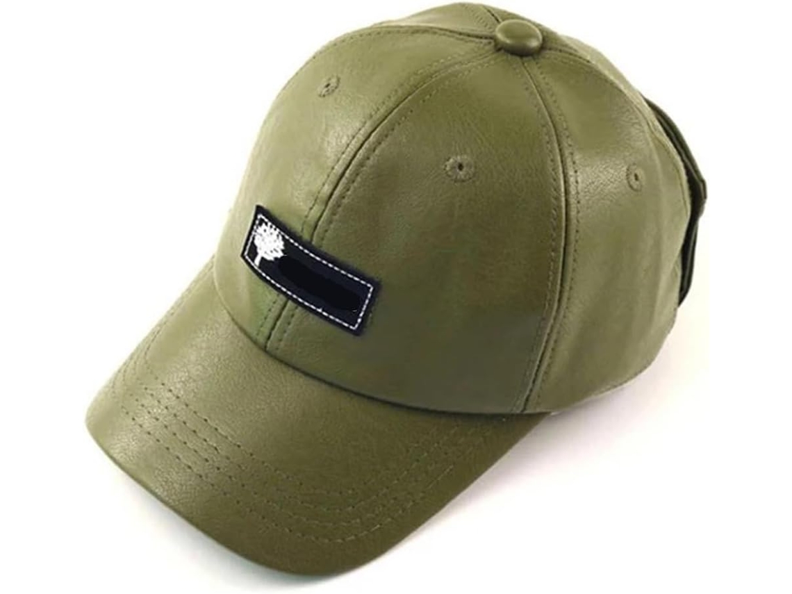 Óculos de couro SFUSHOS, estilo aviador, chapéu hip hop