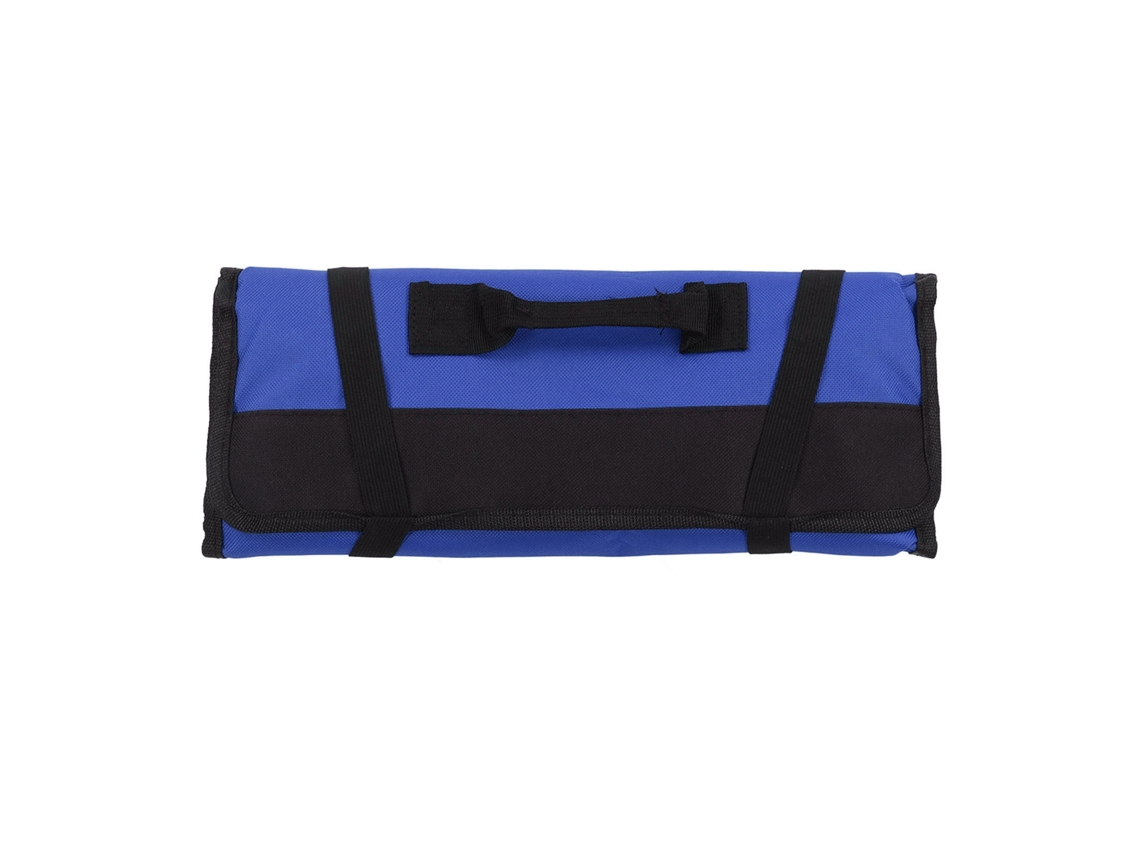 Bolsa Enrollable De Herramientas Multifuncional De Tela Oxford Gruesa Resistente Al Desgaste Y Al Agua, Portátil, Azul