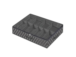 Sapateira Dobrável Embaixo Da Cama, Comporta 12 Pares De Sapatos, Preta Olysi Shop (b)