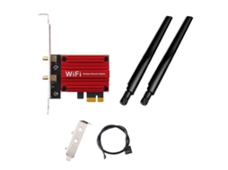 Lurelia Placa Wi-fi Pcie Ax1800p Mt7921 Wi-fi 6 1800 Mbps 2,4 Gbps Dual Band 2,4/5 Ghz Bluetooth 5.2