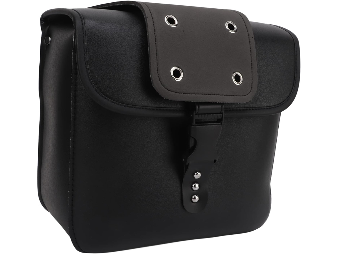 Alforges Laterais Keenso Para Motocicleta, Em Couro Pu, 26cm X 24cm 11, 5cm, Conjunto De Bolsas Traseiras, Impermeáveis